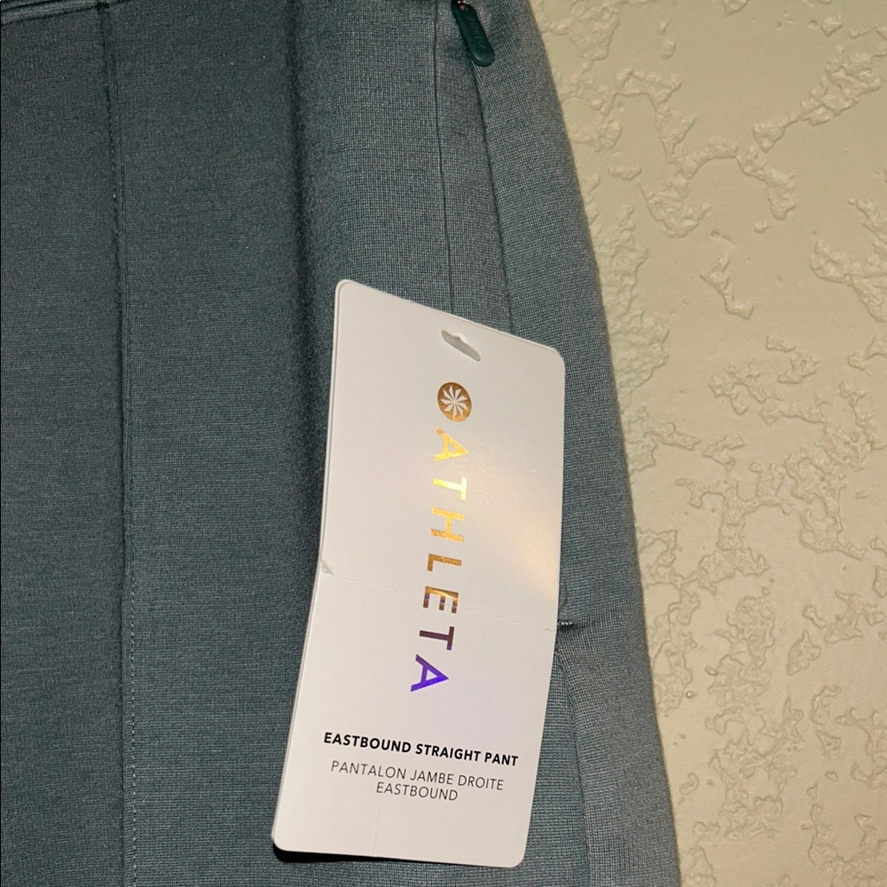 Athleta Eastbound Straight Pant in Blue